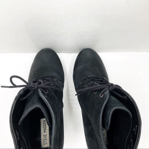 {STEVE MADDEN} 'Raspy' Distressed Leather Platform Boots - Picture 14 of 16